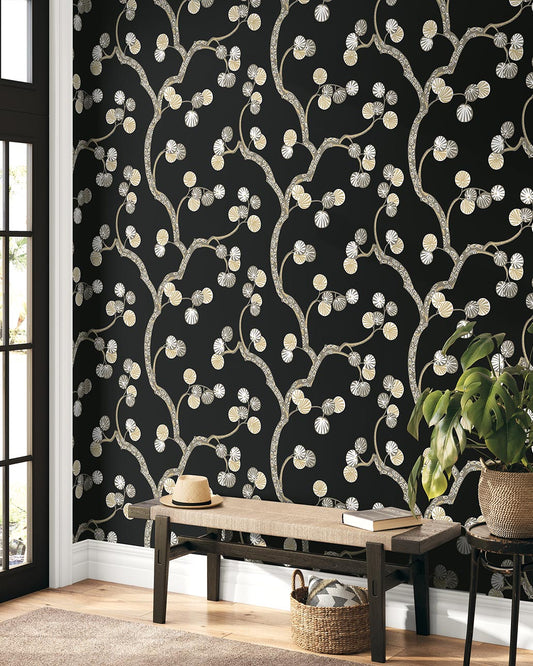 Allegra Wallpaper by Seabrook Designs (Piano Collection)