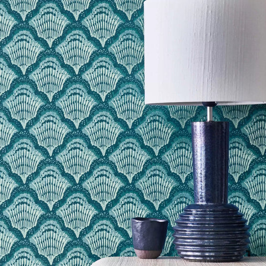 Calico Shell Wallpaper by 1838 V&A Decorative Paper Collection II