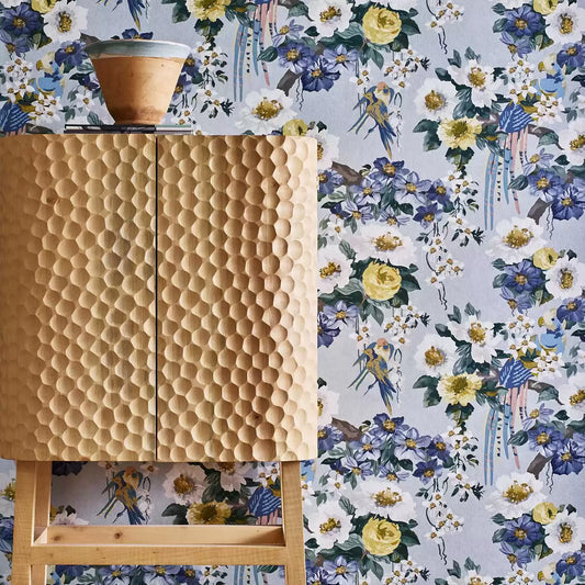 Floral Serenade Wallpaper by 1838 V&A Decorative Papers Collection II
