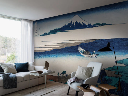Hokusai Mural by Boråstapeter