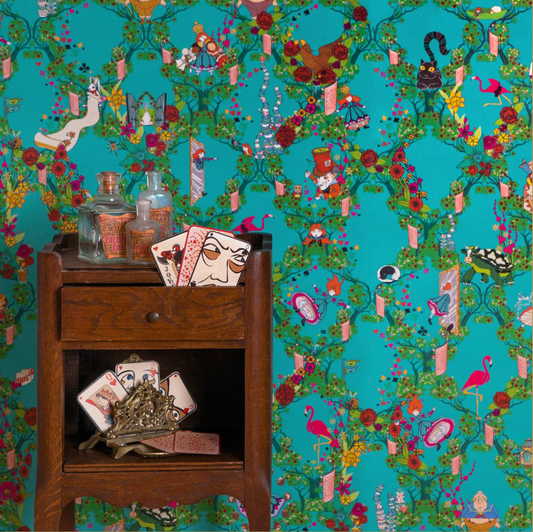 Alice's Adventures in Wonderland Wallpaper by MinaLima