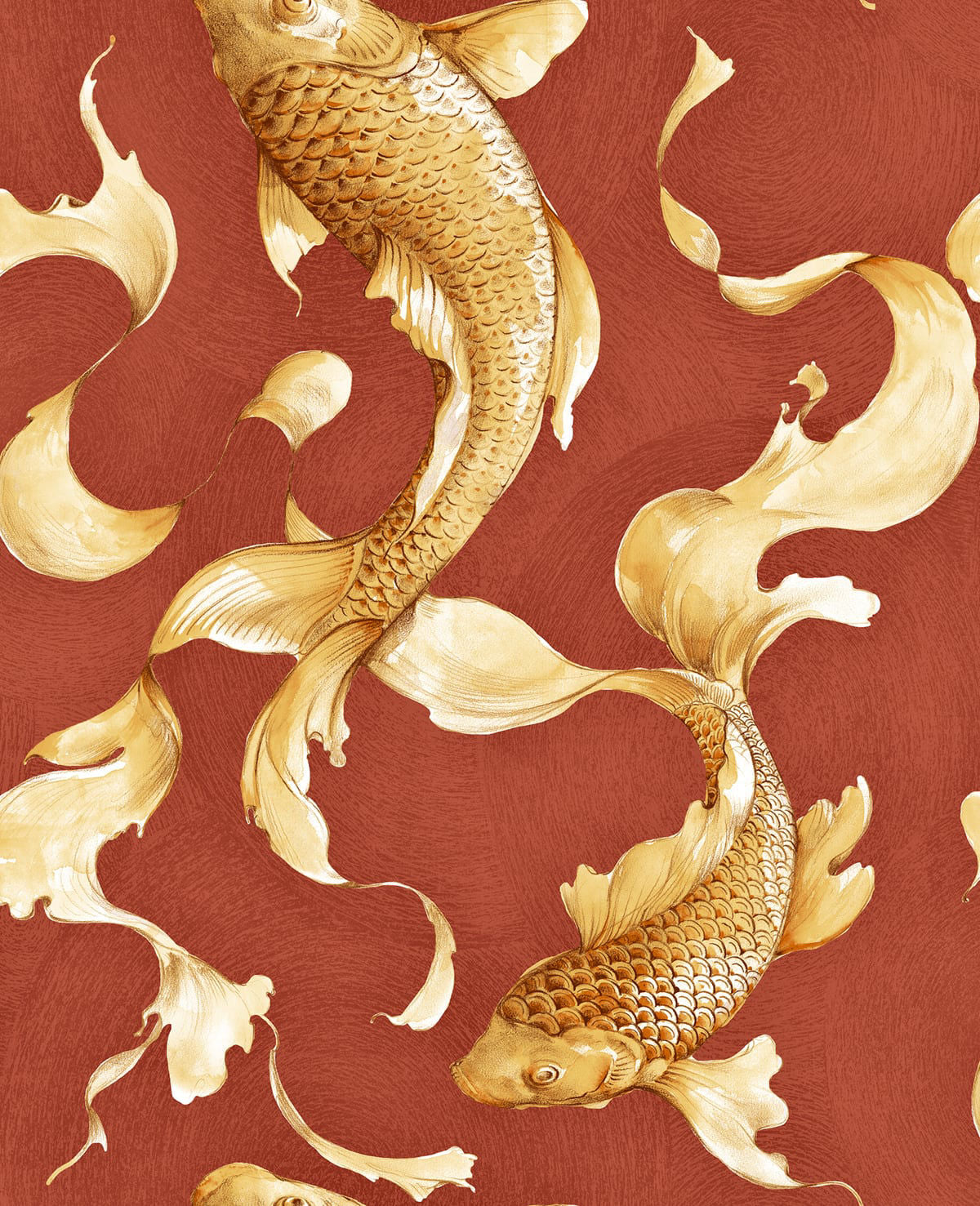 Koi Wallpaper by Seabrook Designs (Koi Collection)