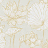 Lotus Wallpaper by Seabrook Designs (Koi Collection)