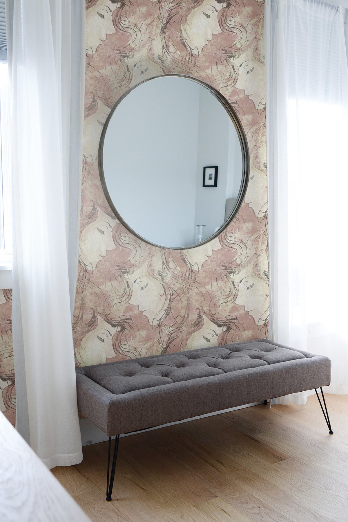 Chadwick Portrait Wallpaper by Seabrook Designs (Avant Garde Collection)