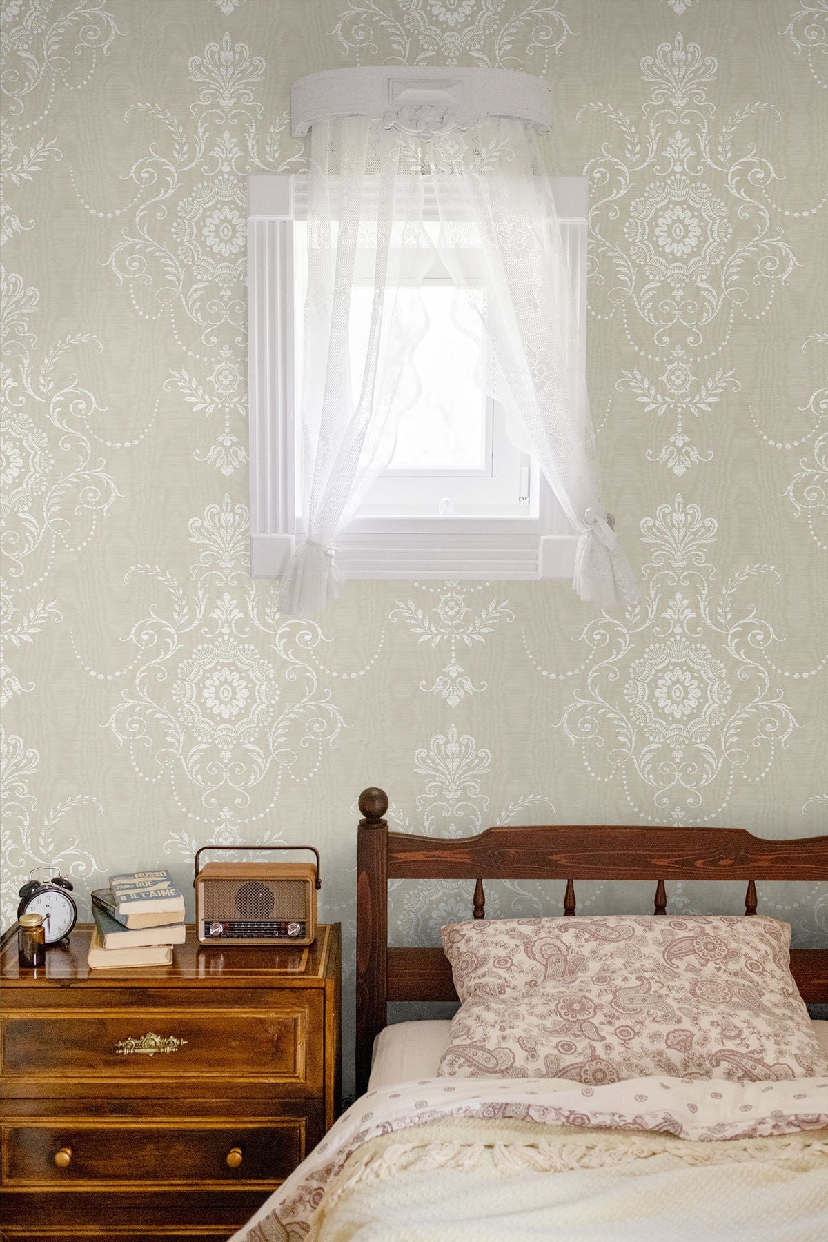 French Country Colette Wallpaper by Seabrook Designs (French Country Collection)
