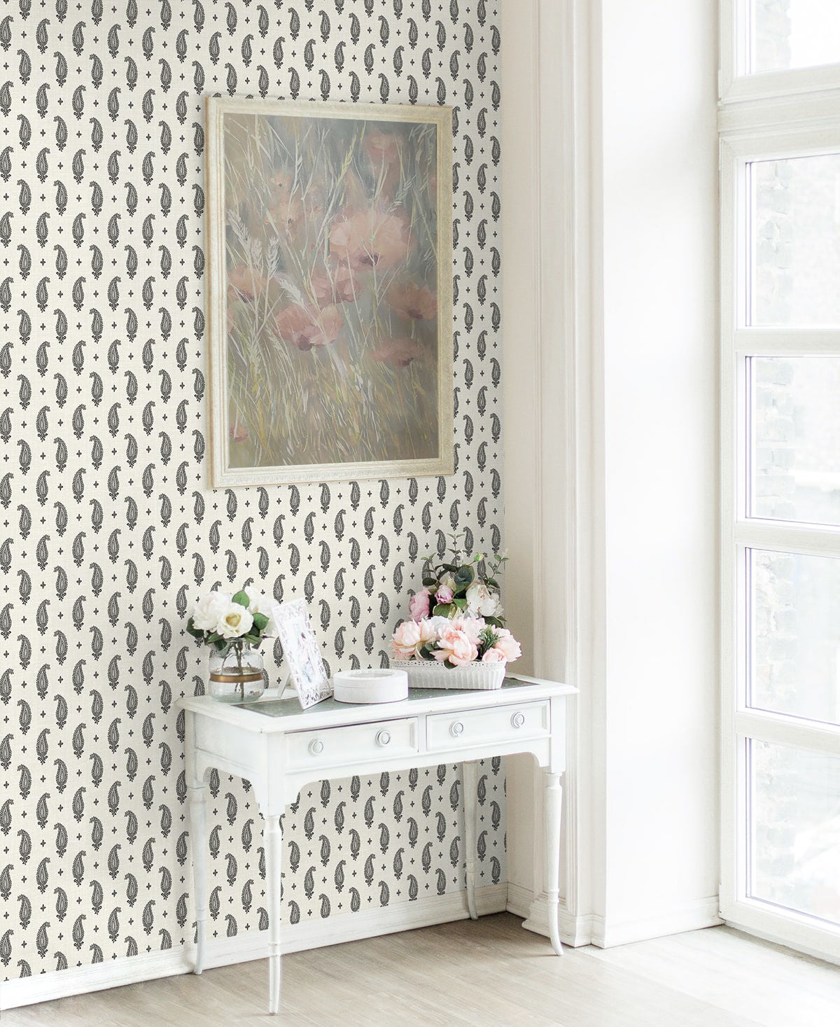 French Country Maia Wallpaper by Seabrook Designs (French Country Collection)