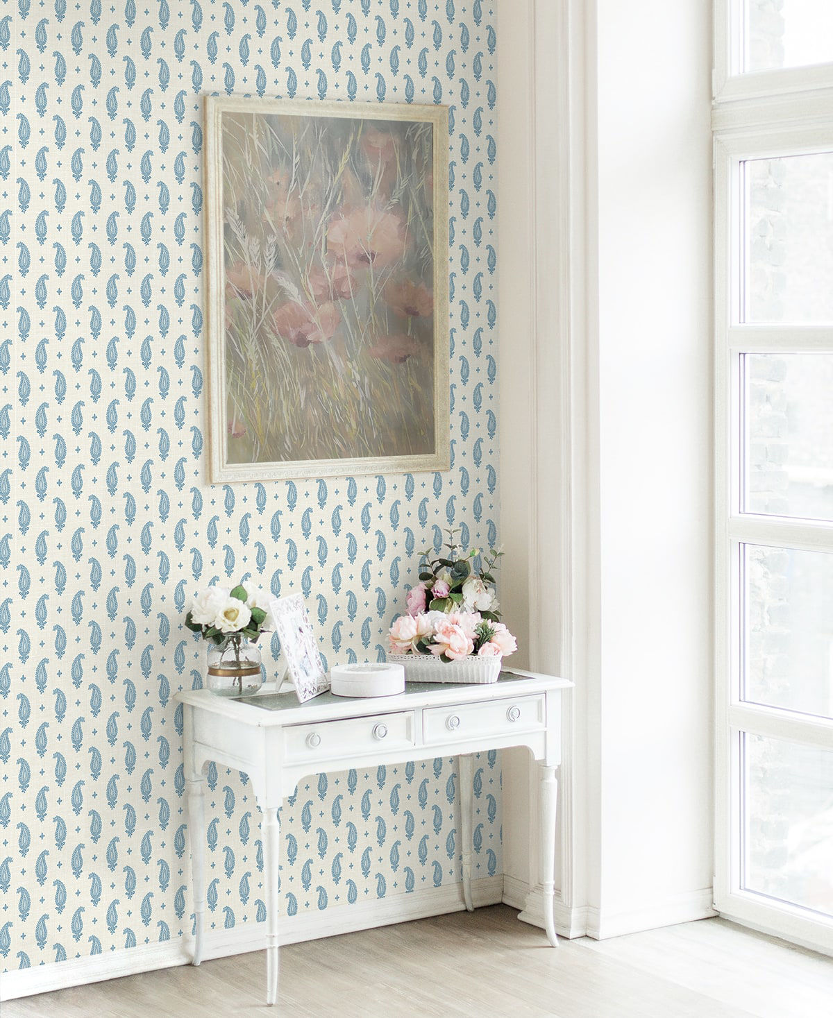 French Country Maia Wallpaper by Seabrook Designs (French Country Collection)