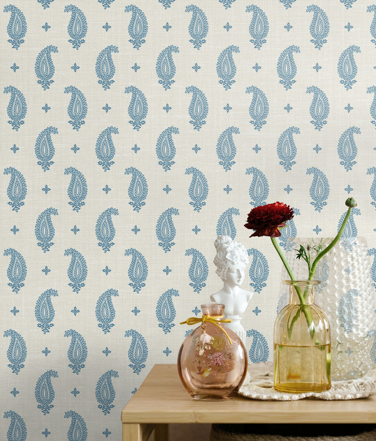 French Country Maia Wallpaper by Seabrook Designs (French Country Collection)