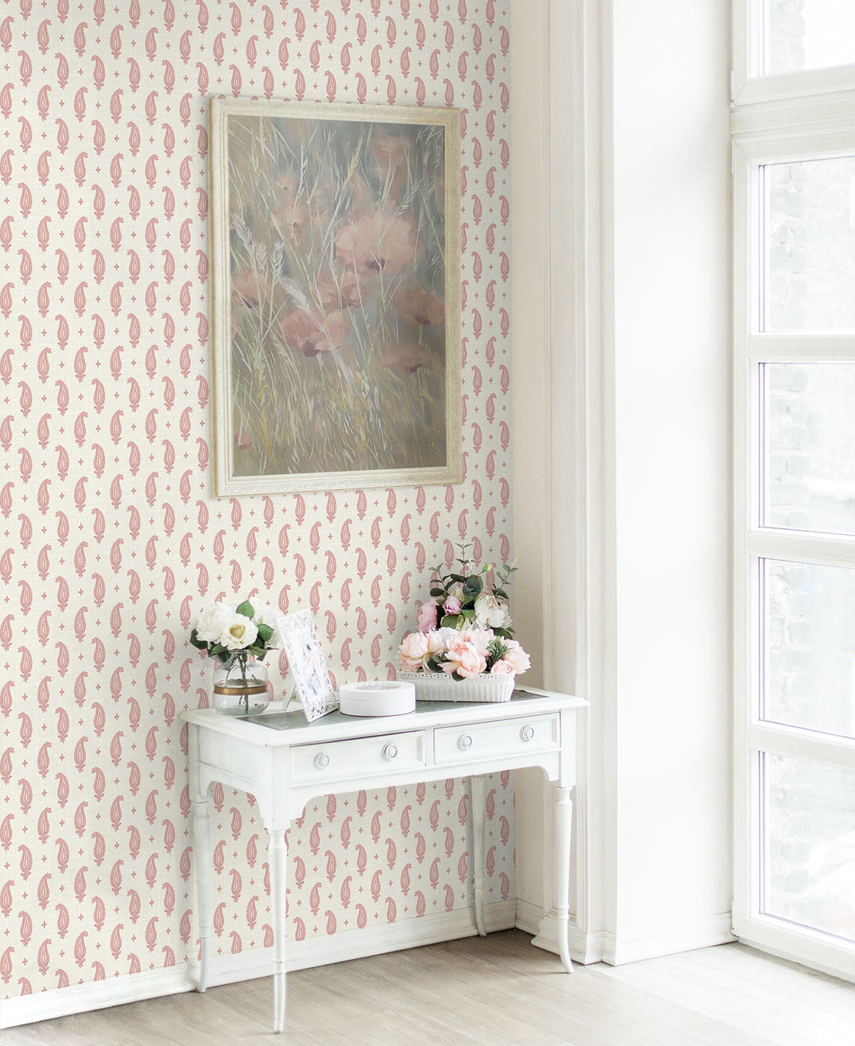 French Country Maia Wallpaper by Seabrook Designs (French Country Collection)