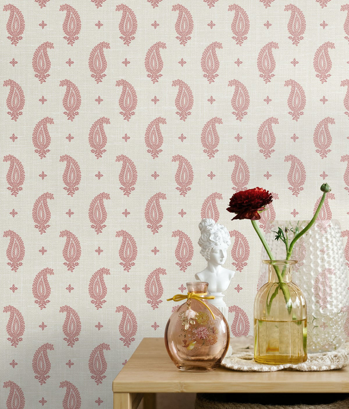 French Country Maia Wallpaper by Seabrook Designs (French Country Collection)