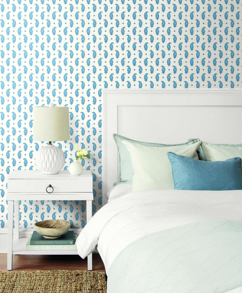 French Country Maia Wallpaper by Seabrook Designs (French Country Collection)