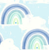 Rainbows Wallpaper by Seabrook Designs (Day Dreamers Collection)