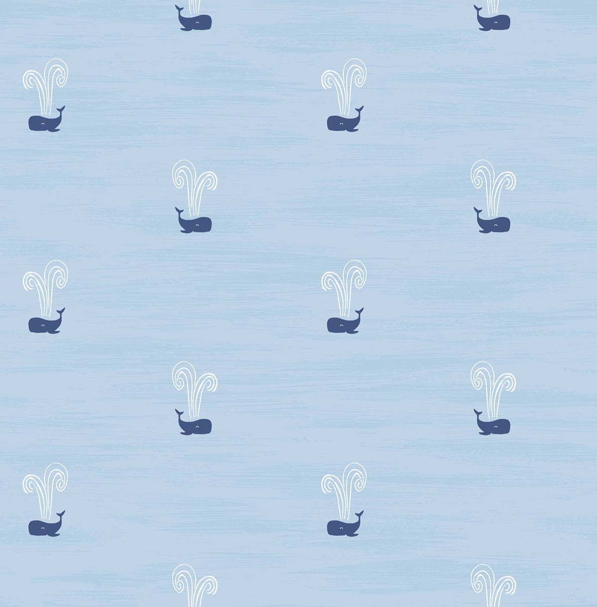 Tiny Whales Wallpaper by Seabrook Designs (Day Dreamers Collection)
