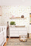 Alphabet Wallpaper by Seabrook Designs (Day Dreamers Collection)