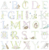 Alphabet Wallpaper by Seabrook Designs (Day Dreamers Collection)