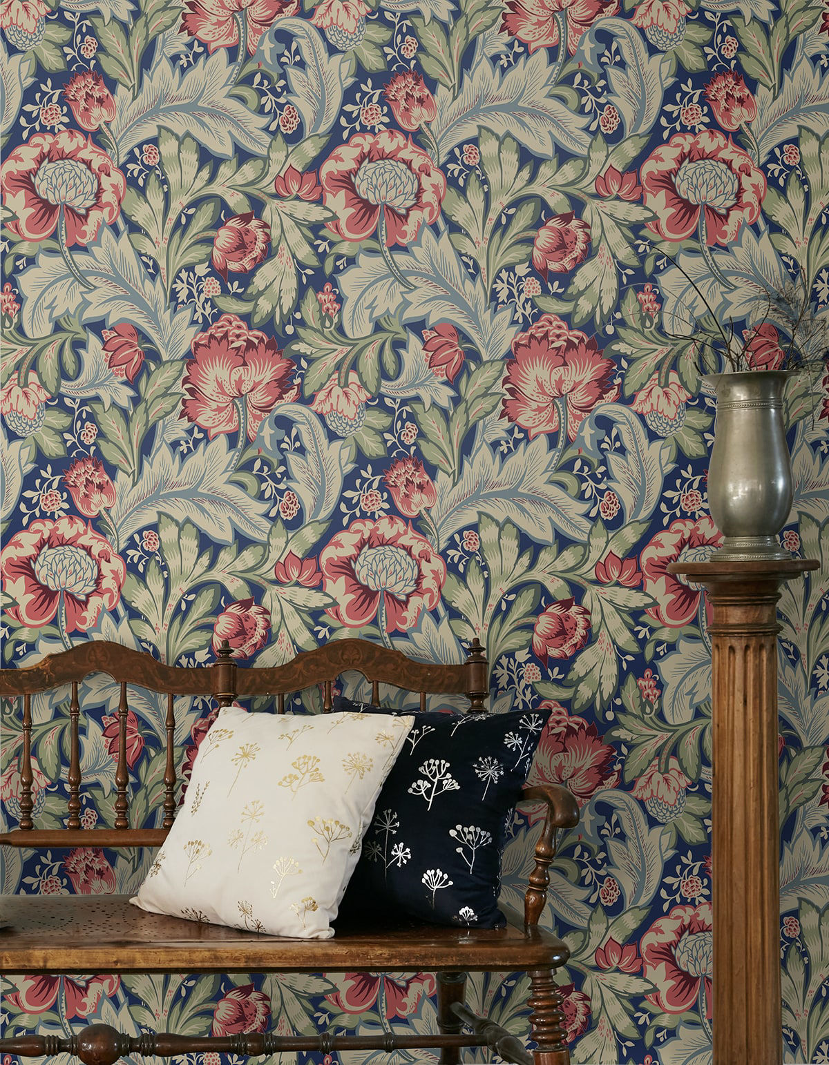 Acanthus Garden Wallpaper by Seabrook Designs (Legacy Prints Collection)