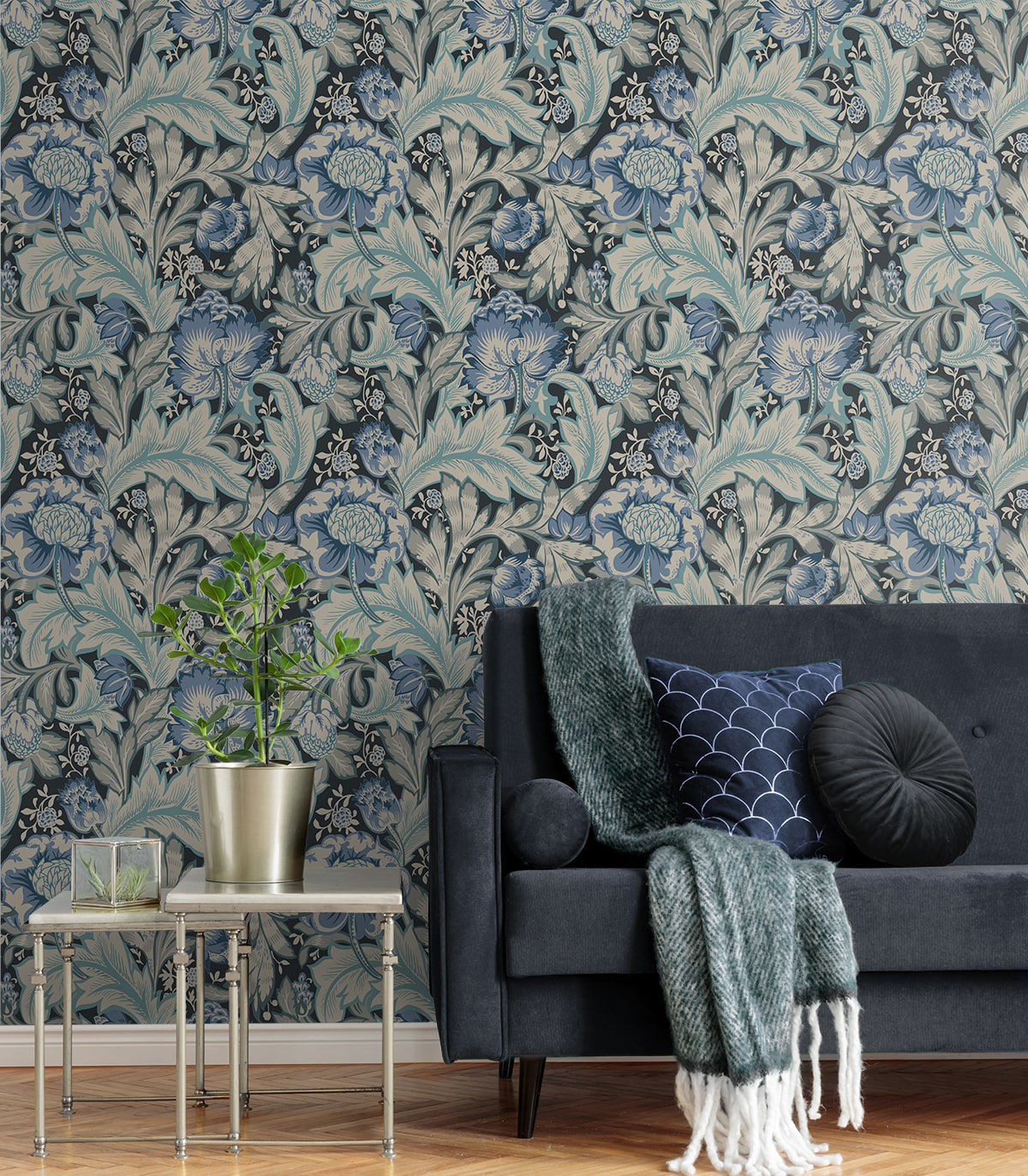 Acanthus Garden Wallpaper by Seabrook Designs (Legacy Prints Collection)