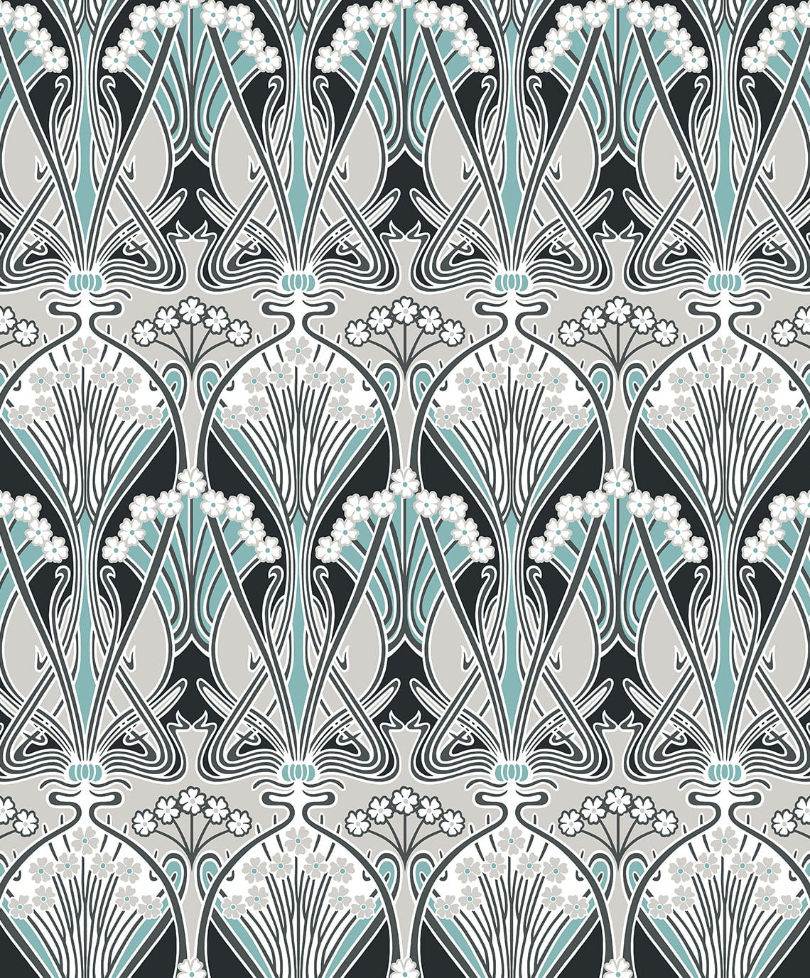 Dragonfly Damask Wallpaper by Seabrook Designs (Legacy Prints Collection)