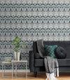 Dragonfly Damask Wallpaper by Seabrook Designs (Legacy Prints Collection)