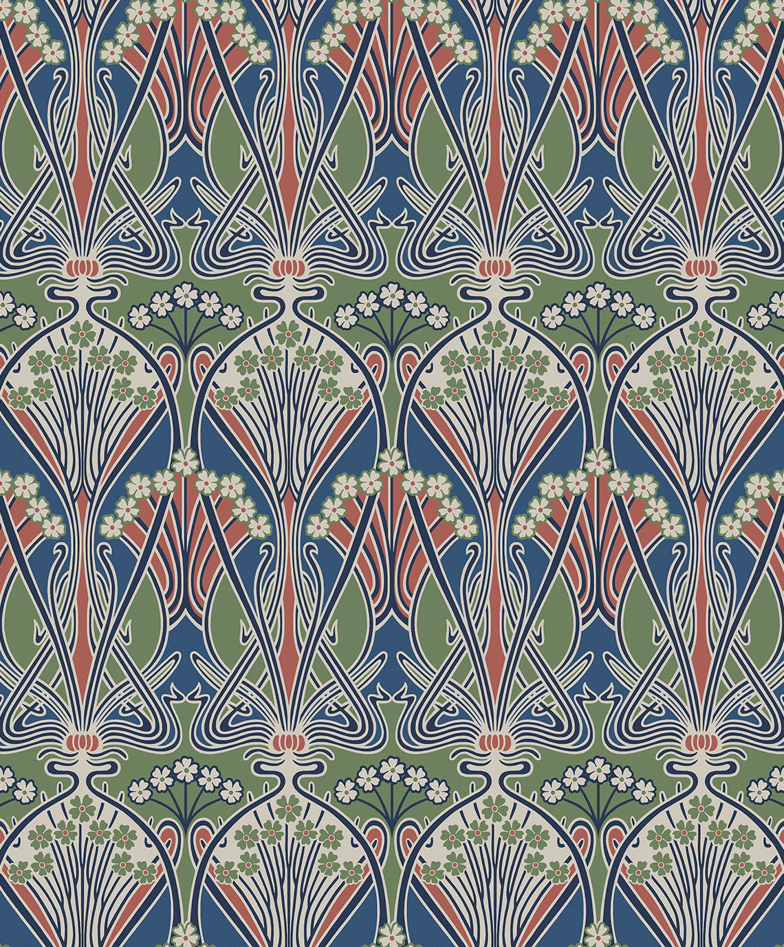 Dragonfly Damask Wallpaper by Seabrook Designs (Legacy Prints Collection)