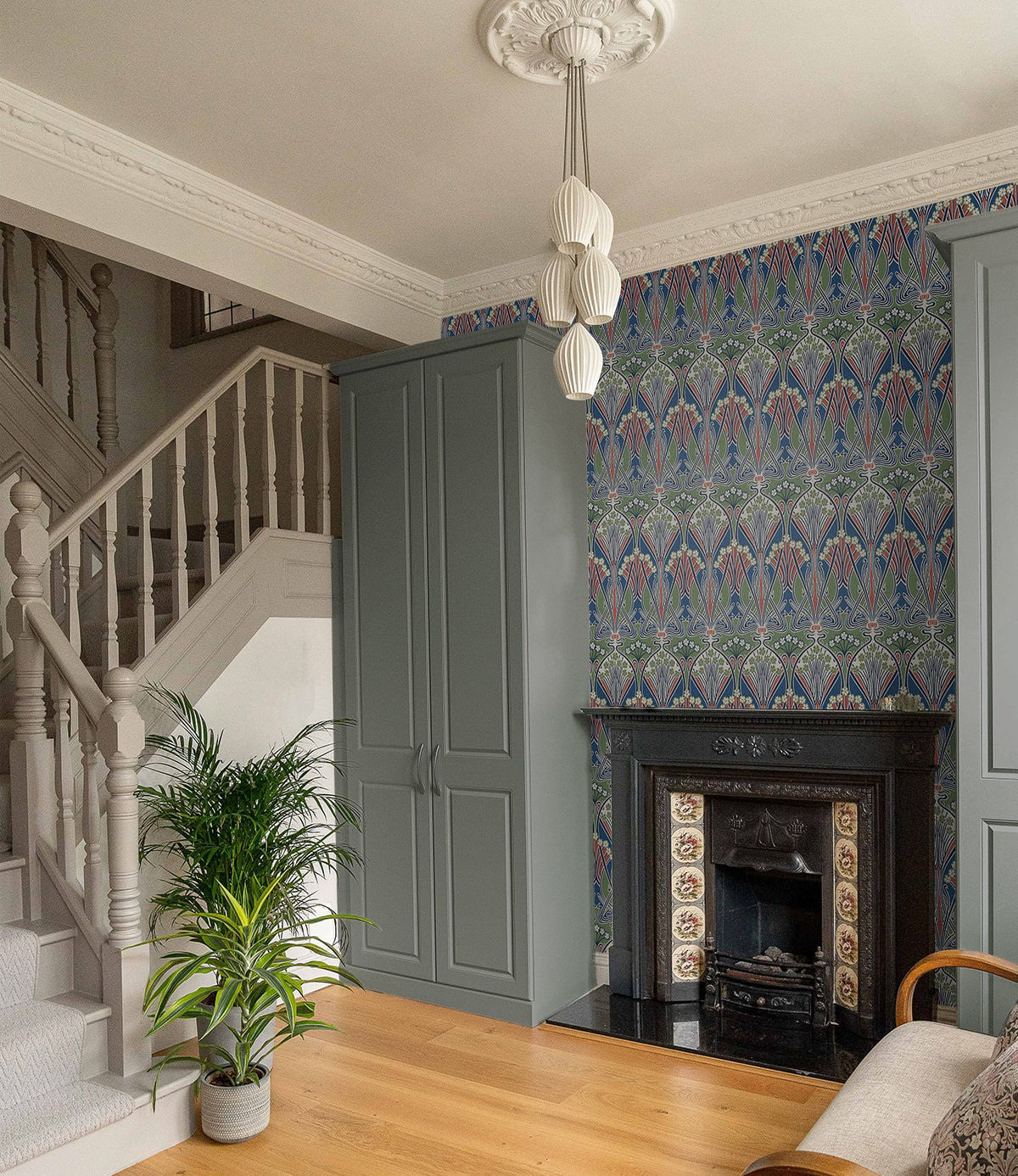 Dragonfly Damask Wallpaper by Seabrook Designs (Legacy Prints Collection)