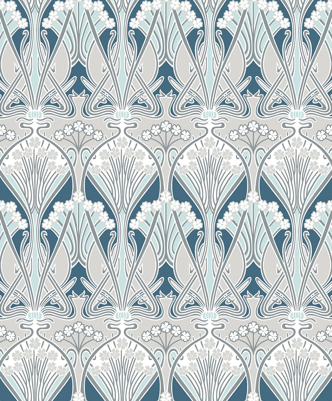 Dragonfly Damask Wallpaper by Seabrook Designs (Legacy Prints Collection)