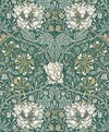 Ogee Flora Wallpaper by Seabrook Designs (Legacy Prints Collection)