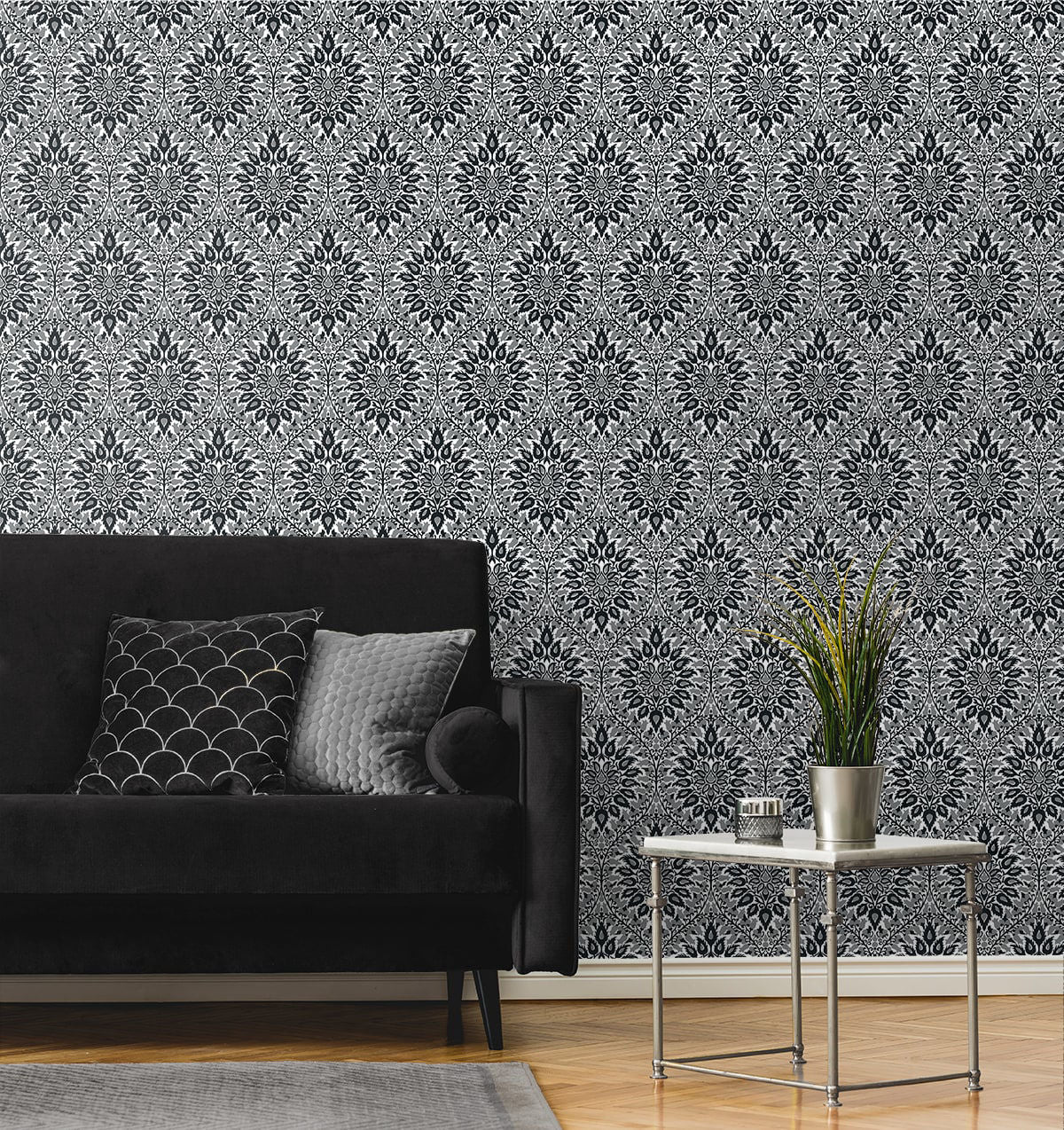 Luna Ogee Wallpaper by Seabrook Designs