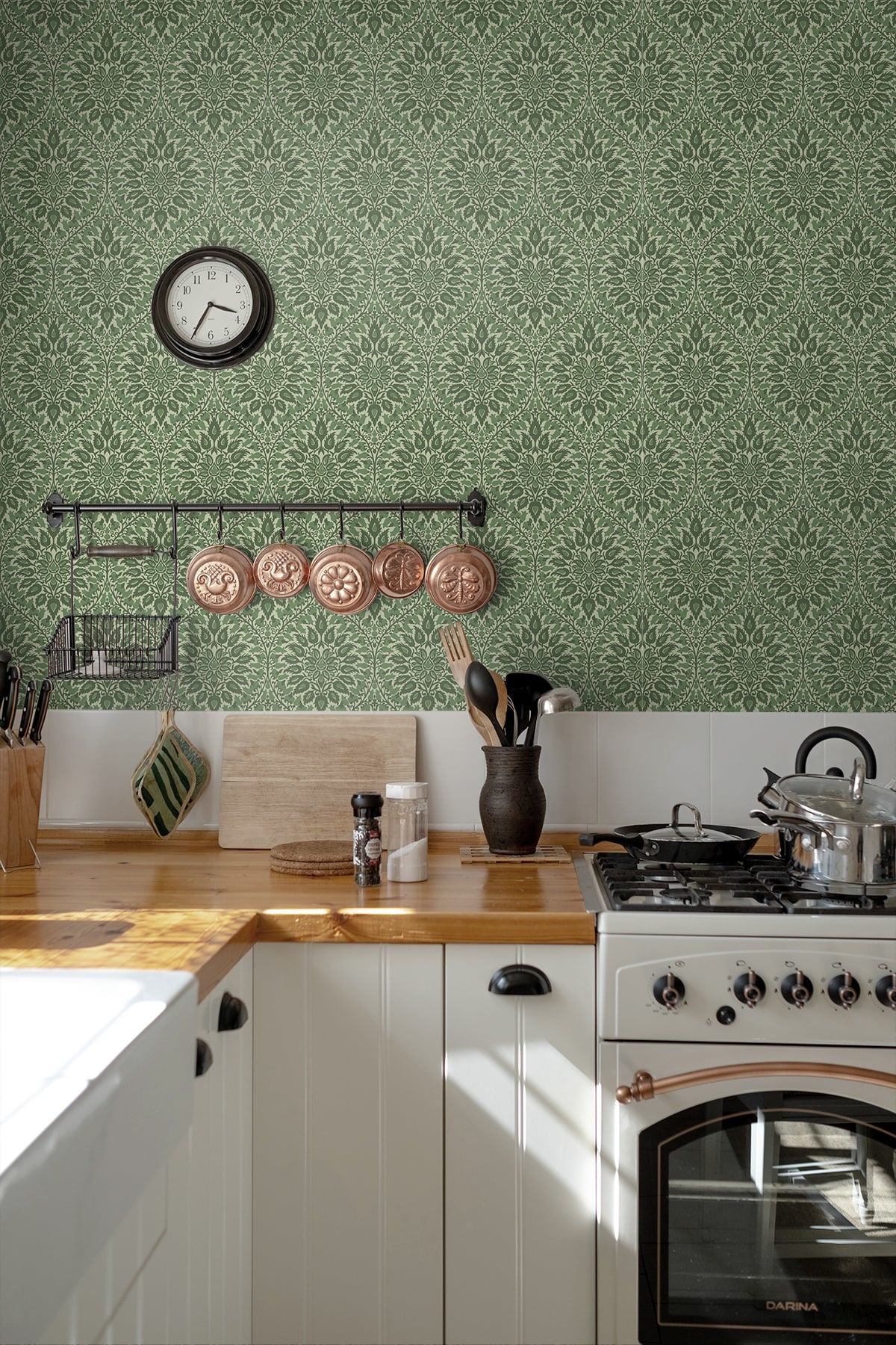 Luna Ogee Wallpaper by Seabrook Designs