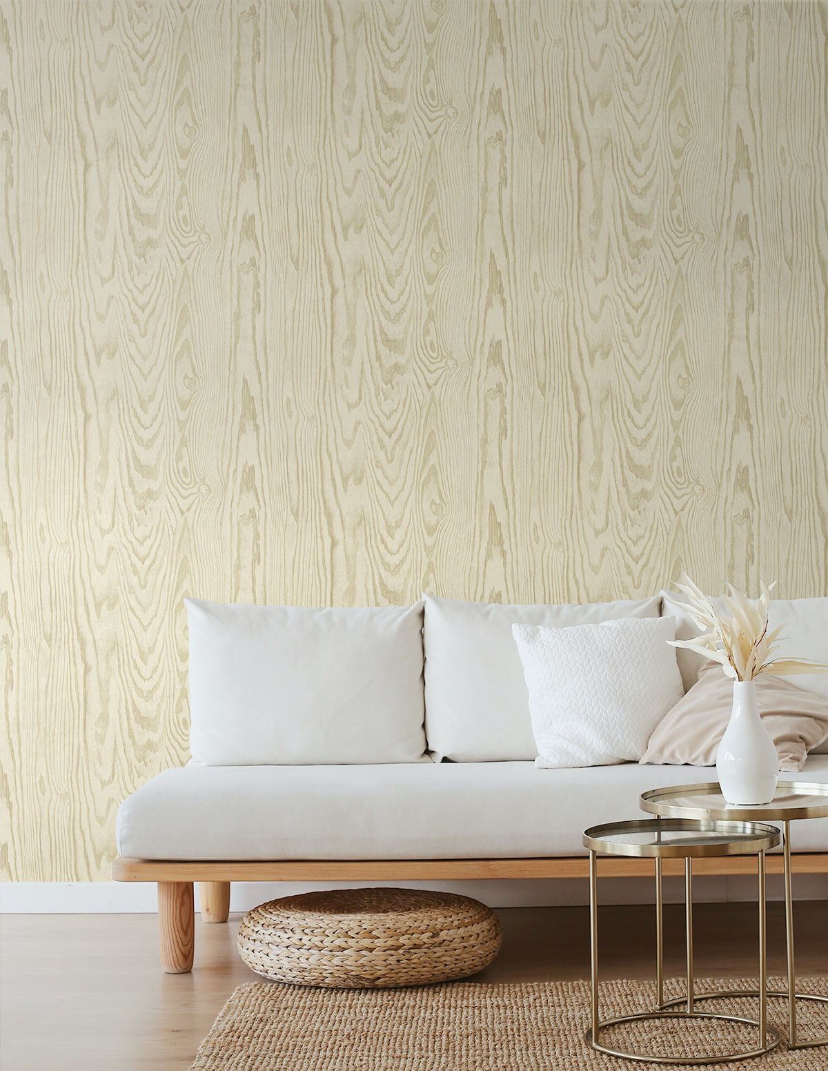 Nina Wallpaper by Seabrook Designs (Japandi-Inspired Collection)