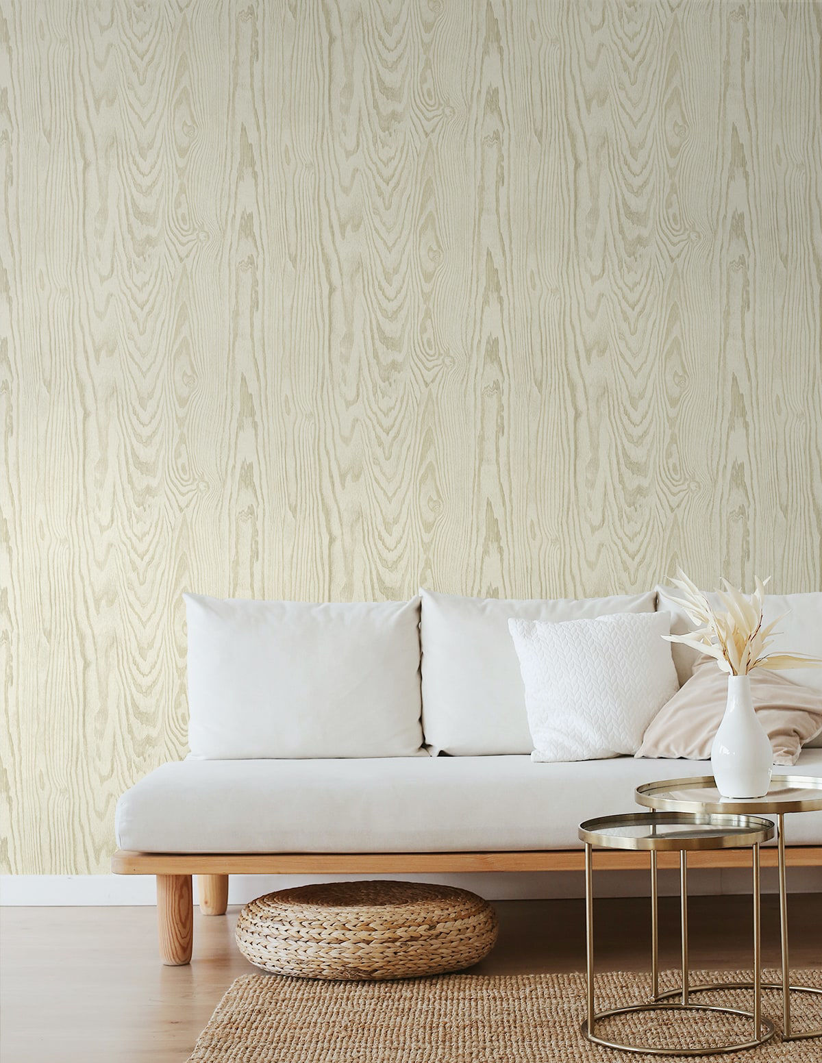 Nina Wallpaper by Seabrook Designs (Japandi-Inspired Collection)