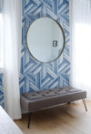 Geo Inlay Wallpaper by Seabrook Designs (Living With Art 2 Collection)