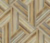 Geo Inlay Wallpaper by Seabrook Designs (Living With Art 2 Collection)