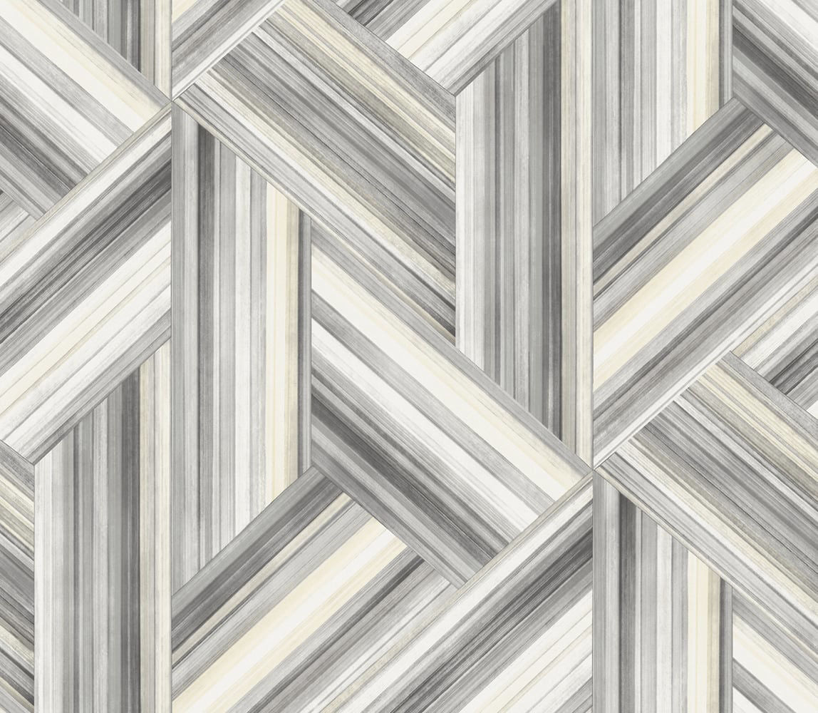 Geo Inlay Wallpaper by Seabrook Designs (Living With Art 2 Collection)