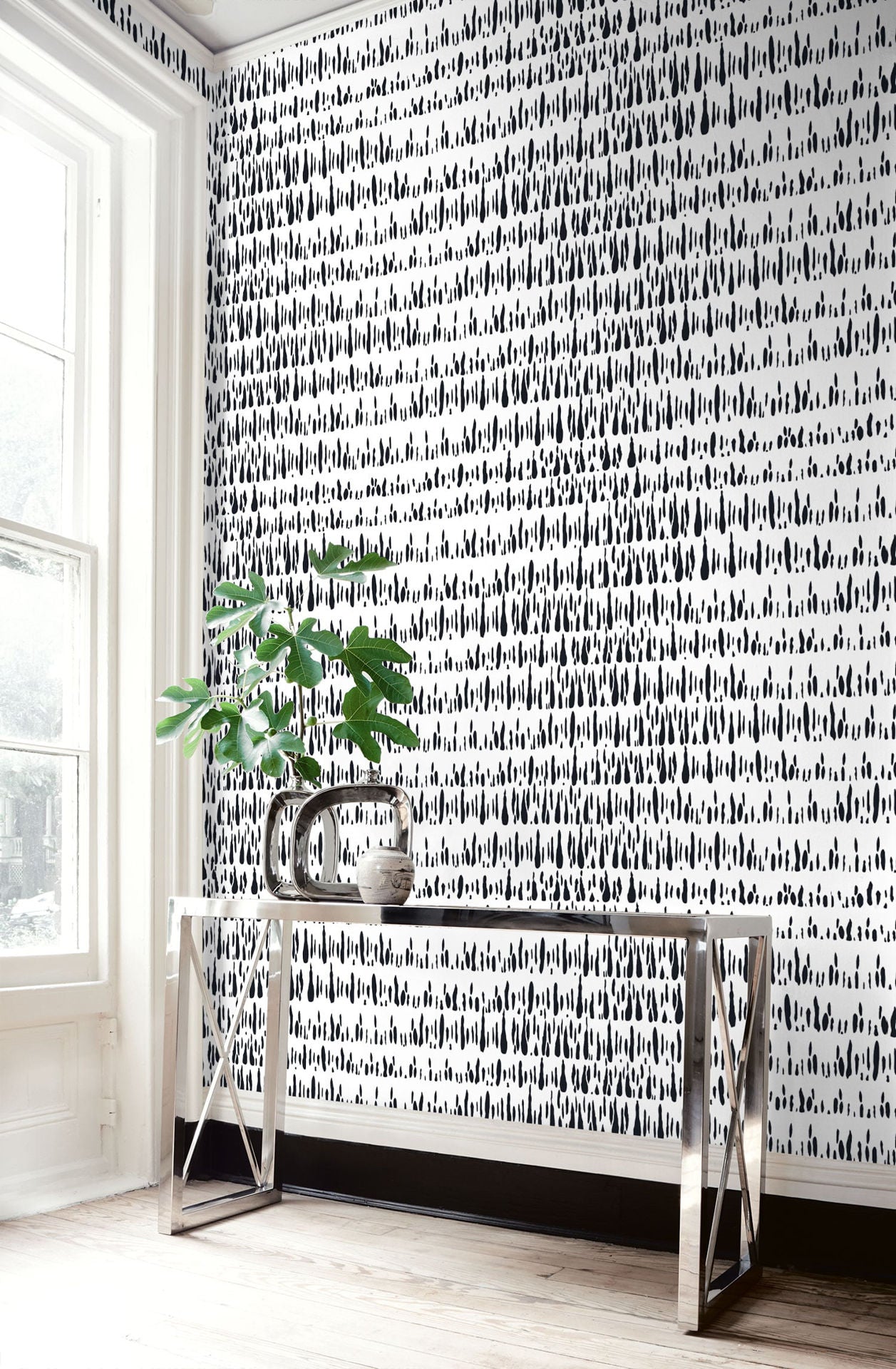 Brush Marks Wallpaper by Seabrook Designs (Living With Art 2 Collection)