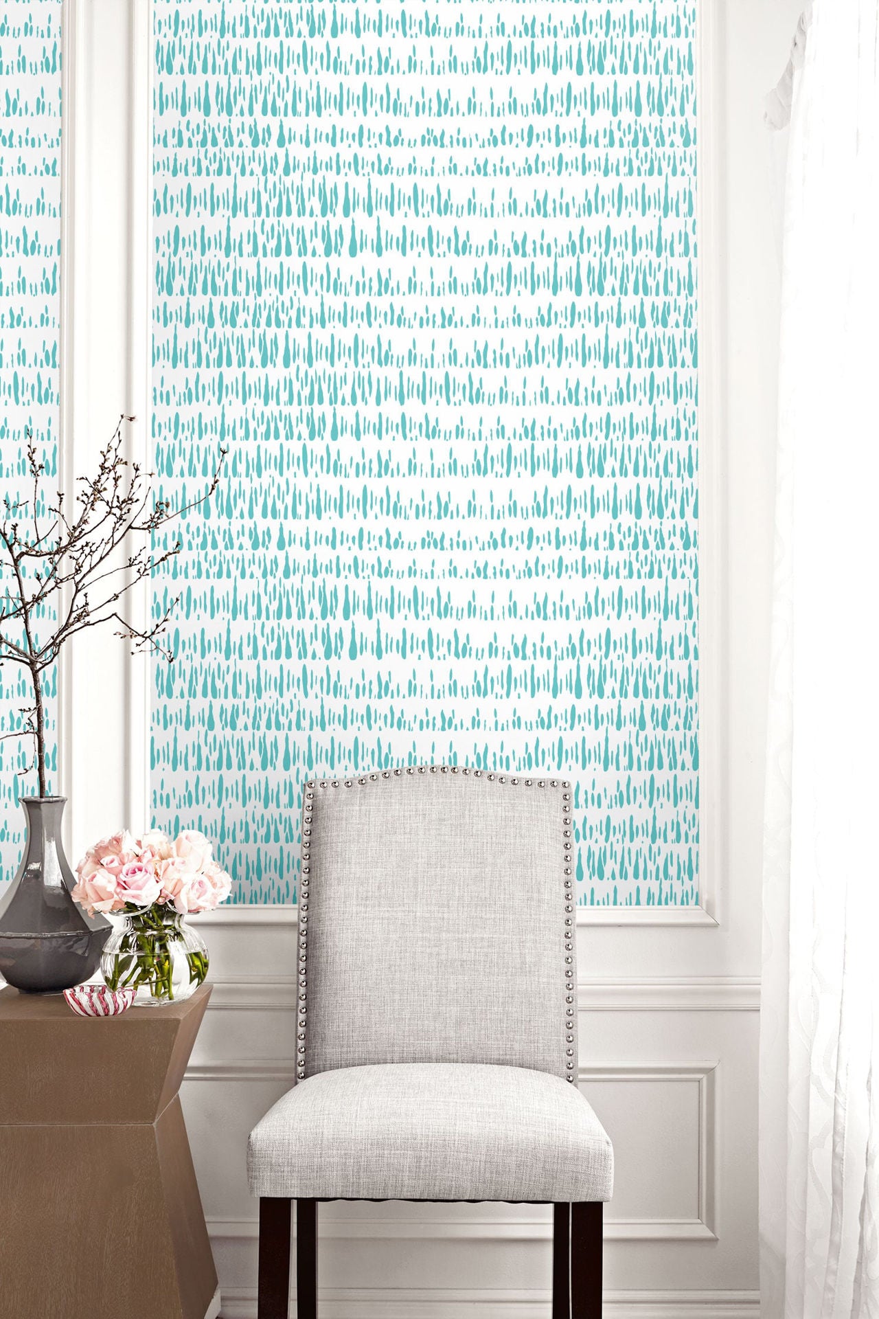 Brush Marks Wallpaper by Seabrook Designs (Living With Art 2 Collection)