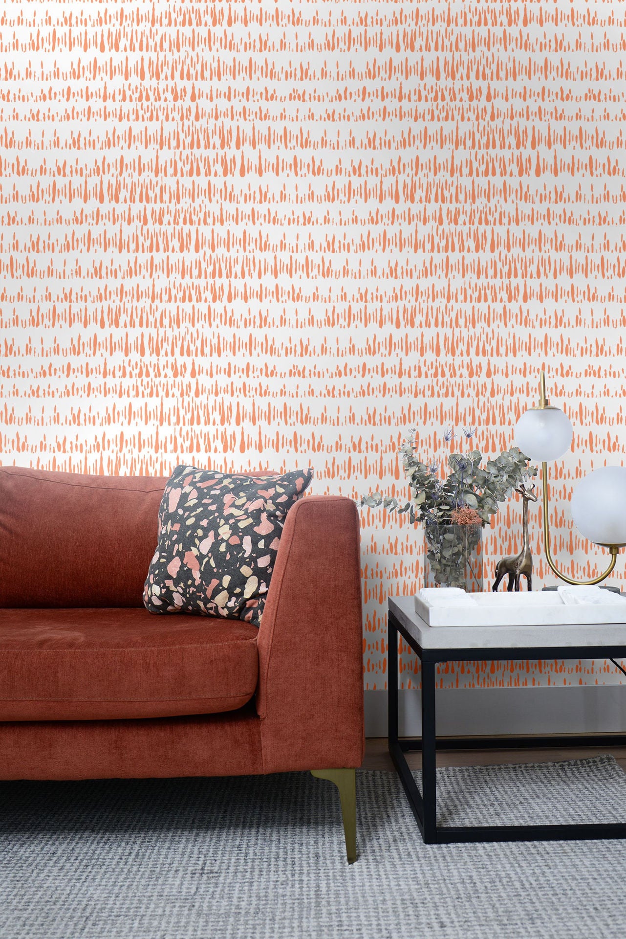 Brush Marks Wallpaper by Seabrook Designs (Living With Art 2 Collection)
