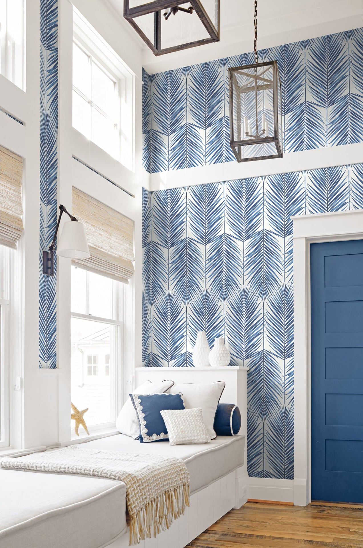 Paradise Palm Wallpaper by Seabrook Designs (Beach House Collection)