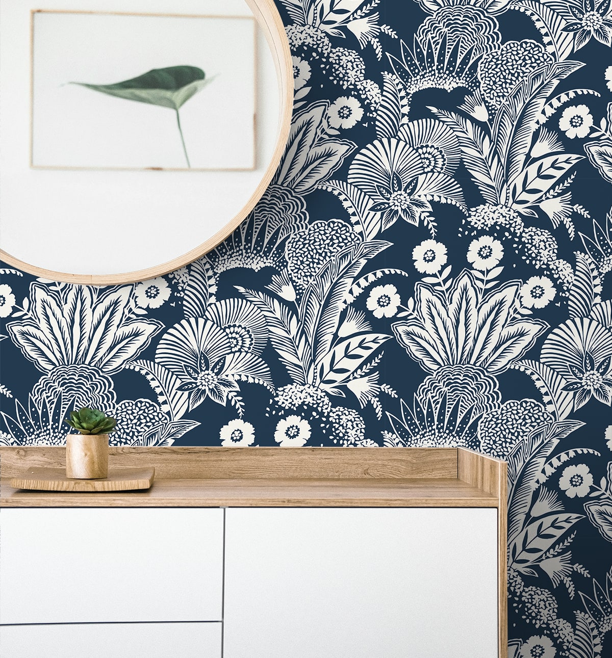 Suvi Wallpaper by Seabrook Designs (Summer House Collection)