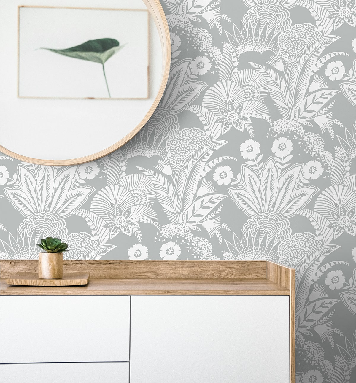 Suvi Wallpaper by Seabrook Designs (Summer House Collection)