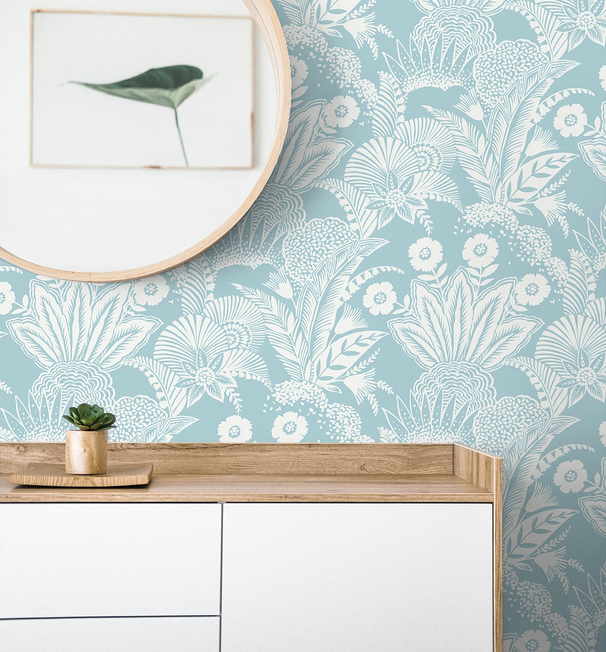 Suvi Wallpaper by Seabrook Designs (Summer House Collection)