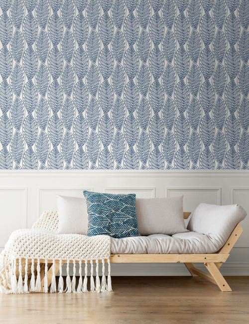 Kira Leaf Wallpaper by Seabrook Designs