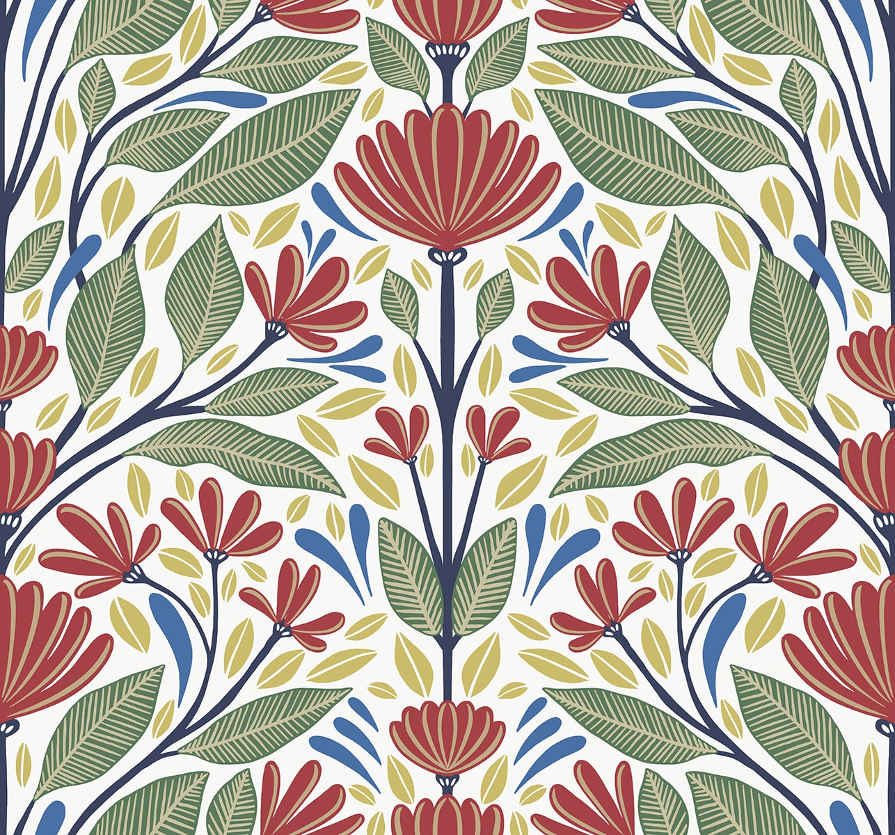 Carmela Wallpaper by Seabrook Design (Summer House Collection)
