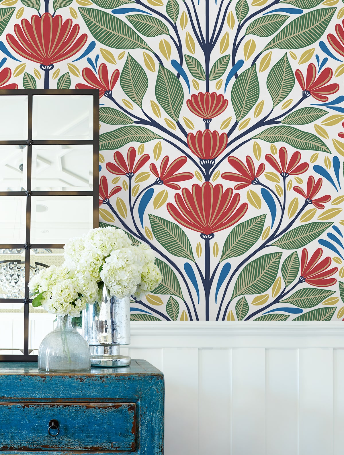 Carmela Wallpaper by Seabrook Design (Summer House Collection)