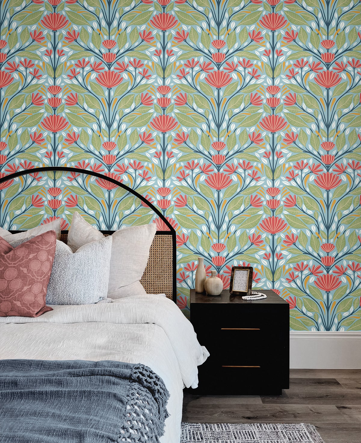 Carmela Wallpaper by Seabrook Design (Summer House Collection)