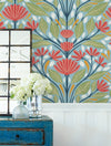 Carmela Wallpaper by Seabrook Design (Summer House Collection)