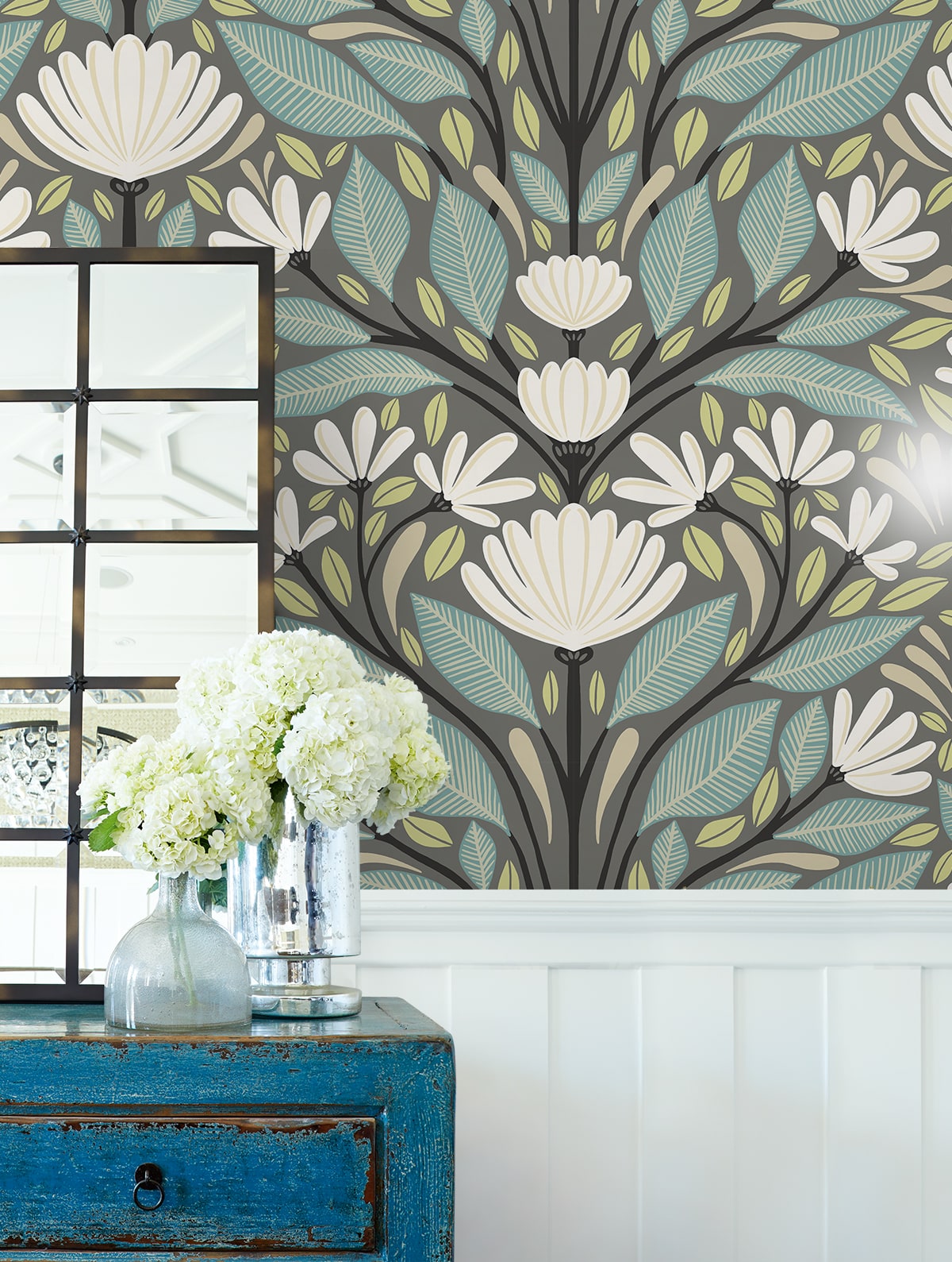 Carmela Wallpaper by Seabrook Design (Summer House Collection)
