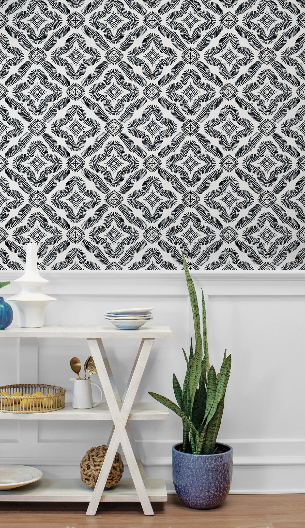 Talia Wallpaper by Seabrook(Summer House Collection)