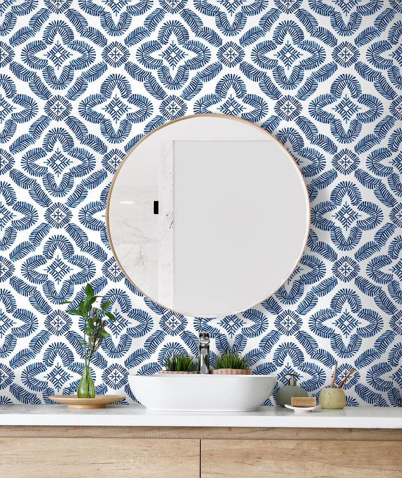 Talia Wallpaper by Seabrook (Summer House Collection)