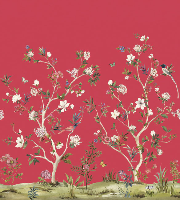 Chinoiserie Magnolia Mural - Daisy Bennett Mural Collection